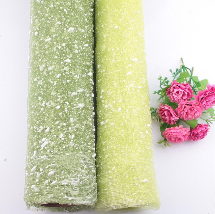 50*50cm sneprikker blomsterindpakning skum mesh blomsterpakning mesh materiale  ,1 y 48562