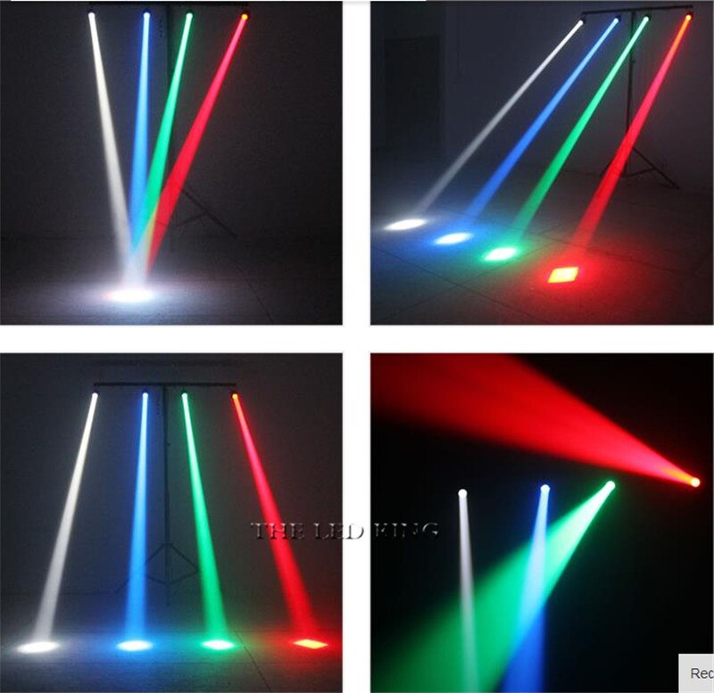 Pinspot Light Spotlight Super Bright Lamp Black body LED Spotlight 12W Red/Green/Blue/White/Ultraviolet Color Lighting for KTV