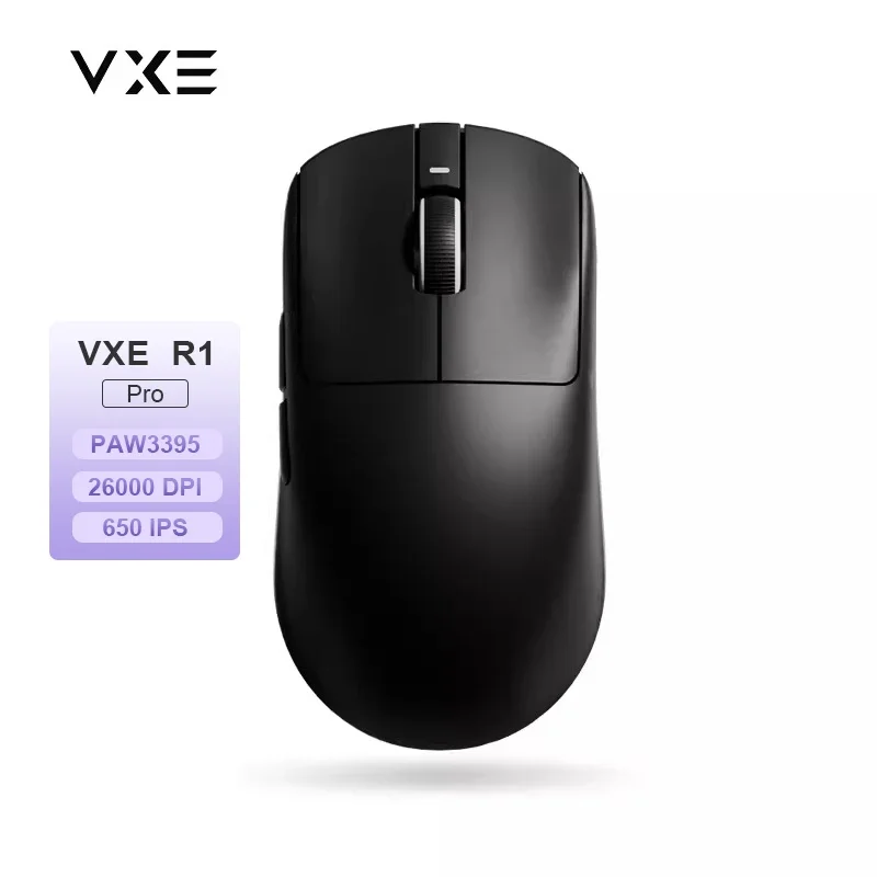 VXE Dragonfly R1 Pro MAX Wireless Lightweight Gaming Mouse PAW3395 26000DPI Low Latency 50G Accelerated Cable Gaming Mouse