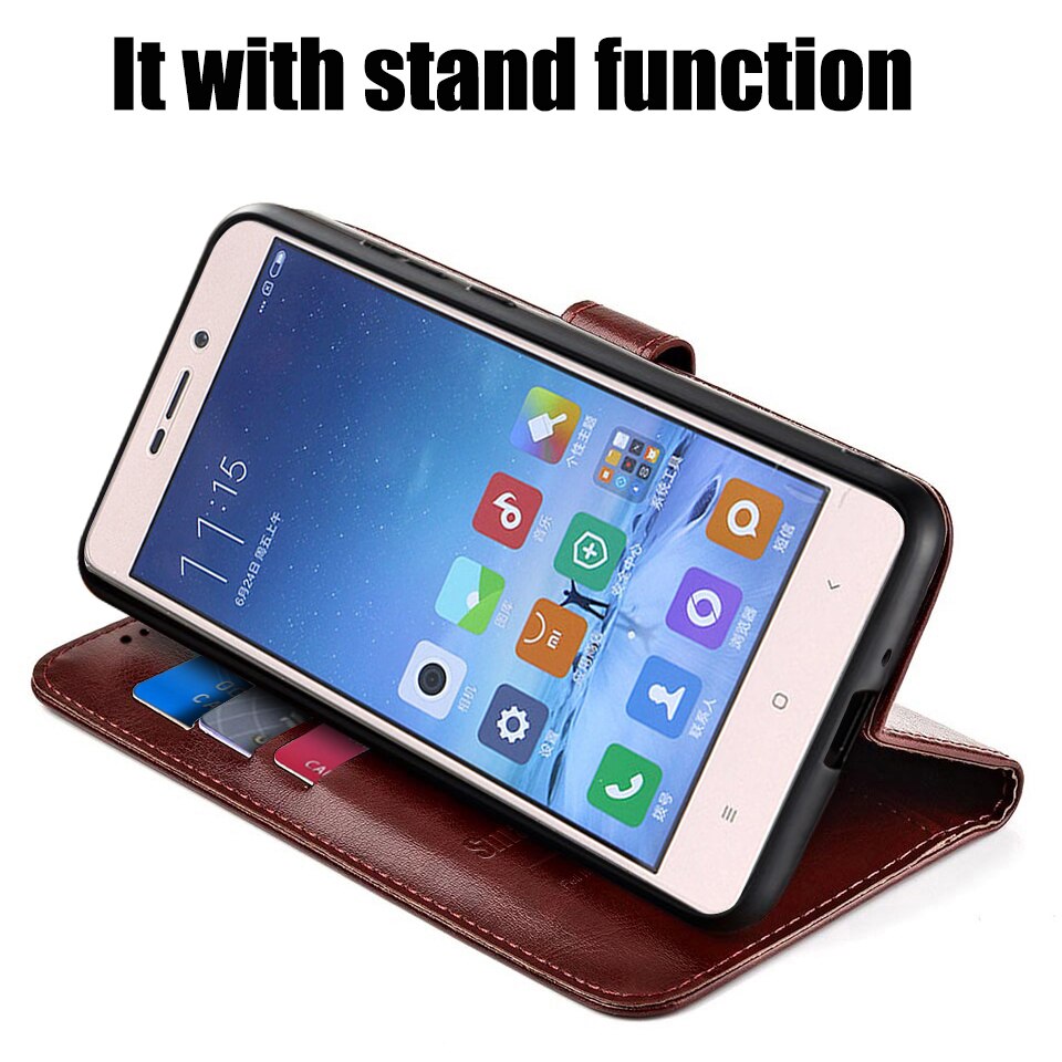 Funda abatible para Xiaomi Redmi 3 Pro funda Redmi 3 S 3 S Pro funda de silicona suave funda de cuero para Redmi 3 s/para Xiaomi Redmi 3 Pro