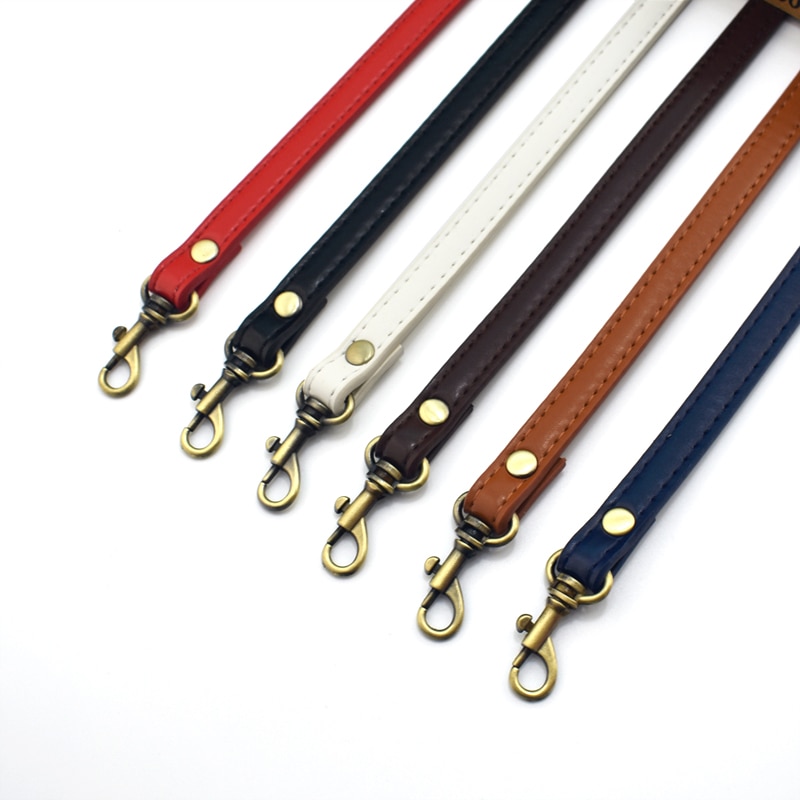 1.2cm Width PU Leather Bag Strap Shoulder Bag Adjustable Band Handle For Handbag Long Belt DIY Accessories Black KZ0012