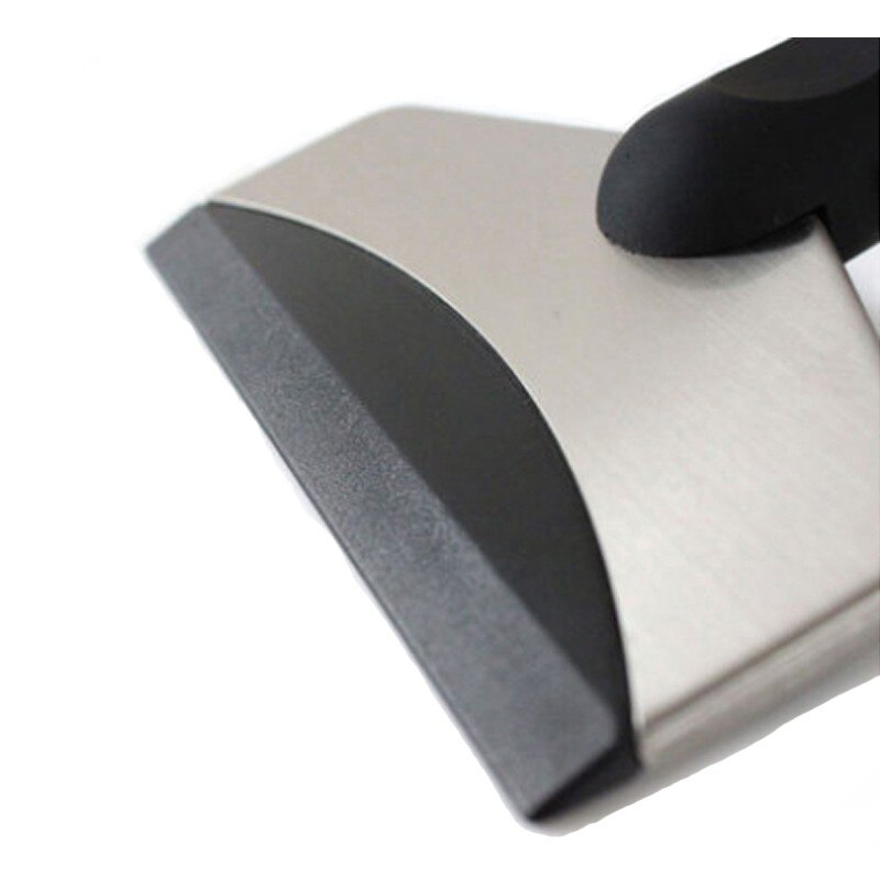 Auto's voertuigen ijskrabber sneeuwschep raam ijsverwijderaar reinigingsgereedschap roestvrij staal + antivries rubber