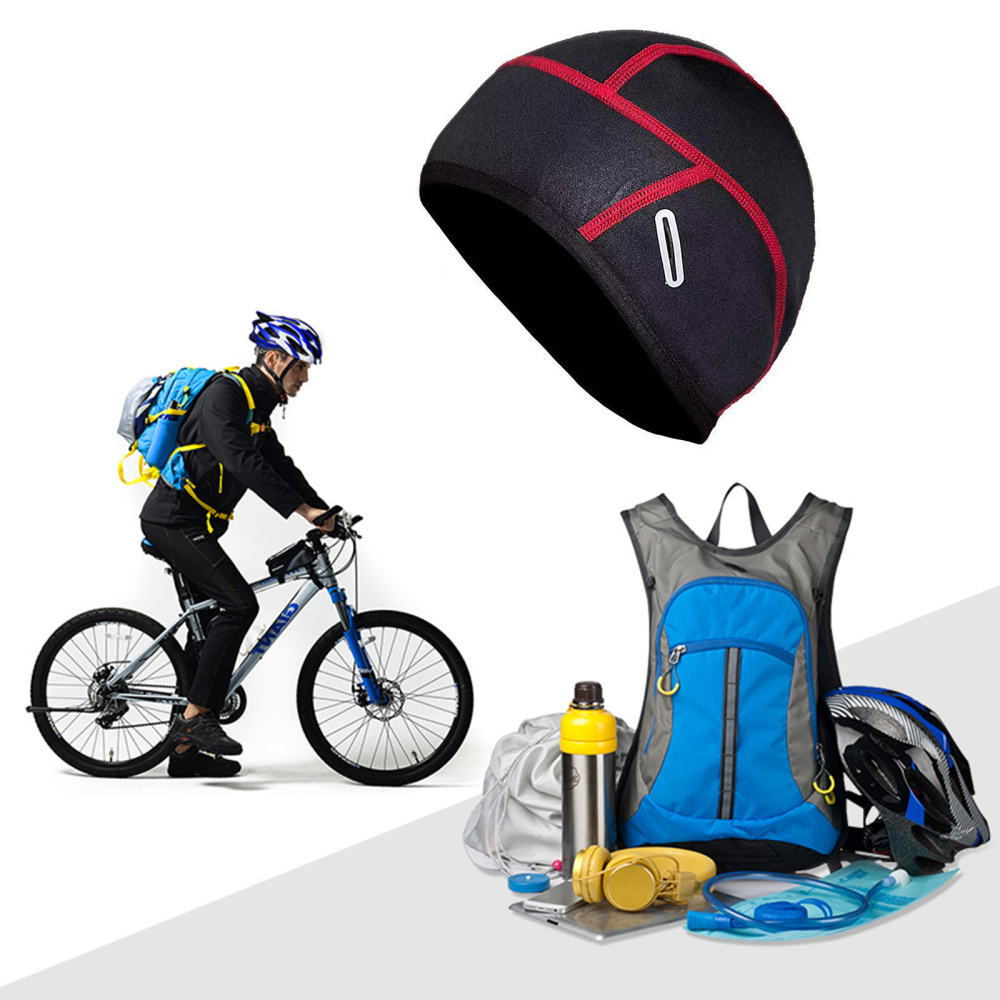 Gorro térmico para ciclismo para hombre y mujer, gorro de invierno a prueba de viento para esquí, correr, esquiar, montar en moto, Mtb, 1 unidad