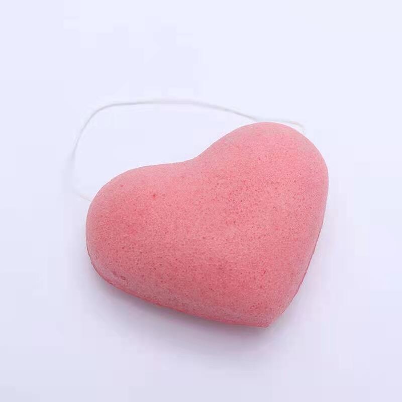 Forma de gota de agua esponja Natural Konjac Konnyaku cosmético Puff Facial piel de la cara limpiar esponja de maquillaje al por mayor herramientas de belleza: COLOR 5