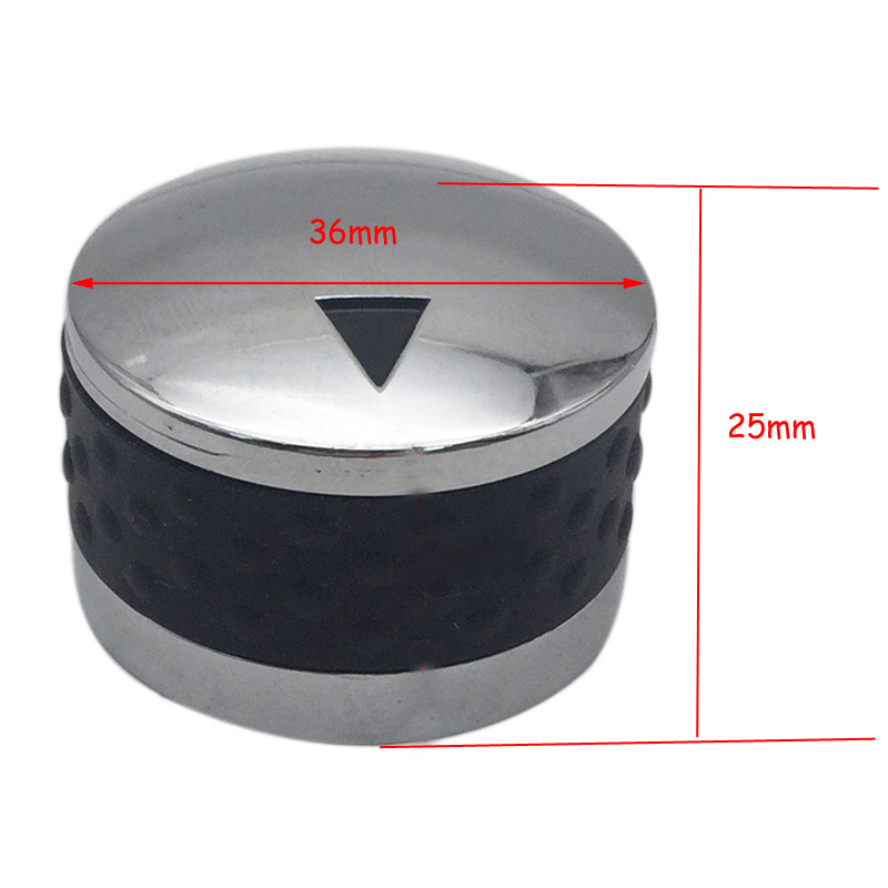 1PCS Gas BBQ Grill Stove Control Knob Handle Metal with Chrome Plated Rotary Switch Gas Appliance Valve Temperature Knobs
