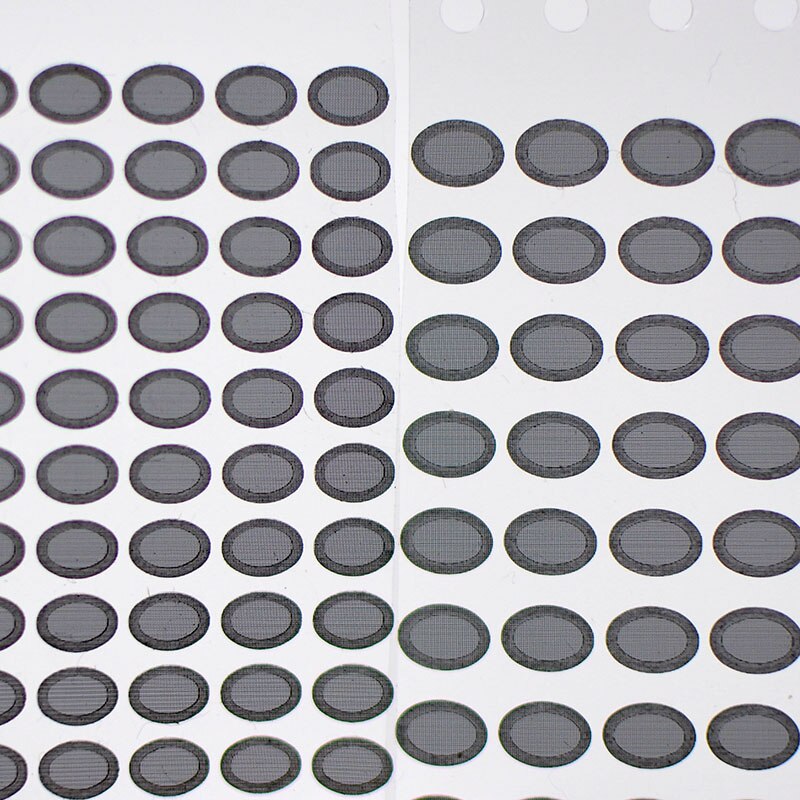 Oval Shape Earphones Filter Mesh Earbuds Dust Proof Mesh In Ear Tuning Mesh Filter 20pcs