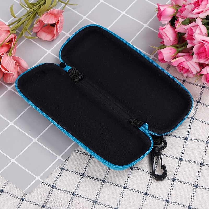Glazen Doos Denim Stof Rits Zonnebril Bescherming Container Creatieve Rits Potlood Tas Schooltas Briefpapier