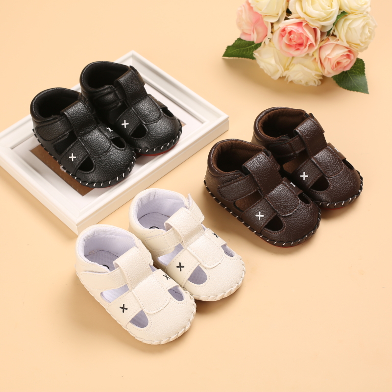 Baby Schuhe Mädchen Jungen Sandalen Neugeborenen Baby Schuhe PU Leder Nicht-Unterhose 0-18 Monate Wanderschuhe Erste Gehhilfe Baby Schuhe
