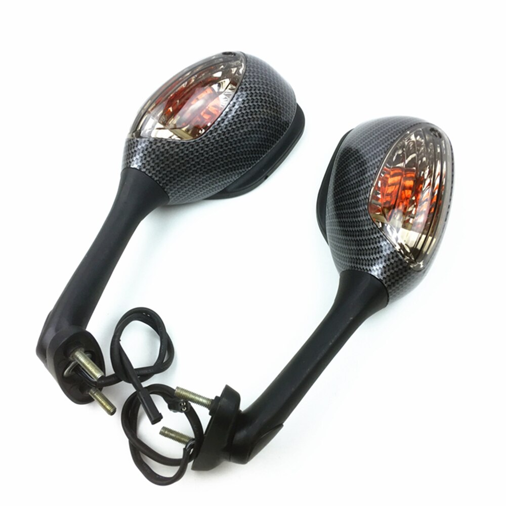 Para Suzuki GSXR retrovisores laterales para motocicleta para Suzuki GSXR 600 K 5 750, 1000 con señal de giro, luz K6 K7 K8 espejo