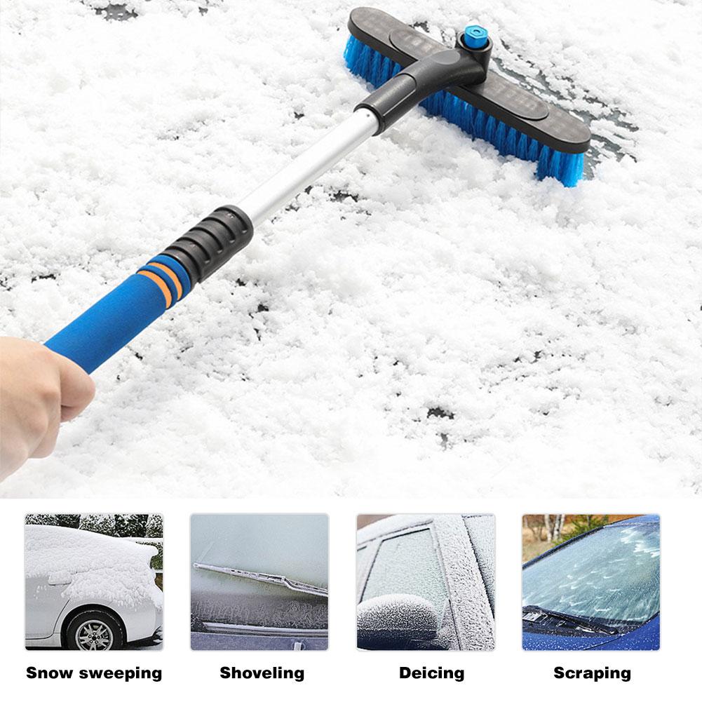 Teleskopowa szczotka robić odśnieżania samochodu samochód skrobaczka robić śniegu i lodu łopata robić odśnieżania szczotka robić usuwania zima lodu skrobak przyrządy robić czyszczenia samochodu