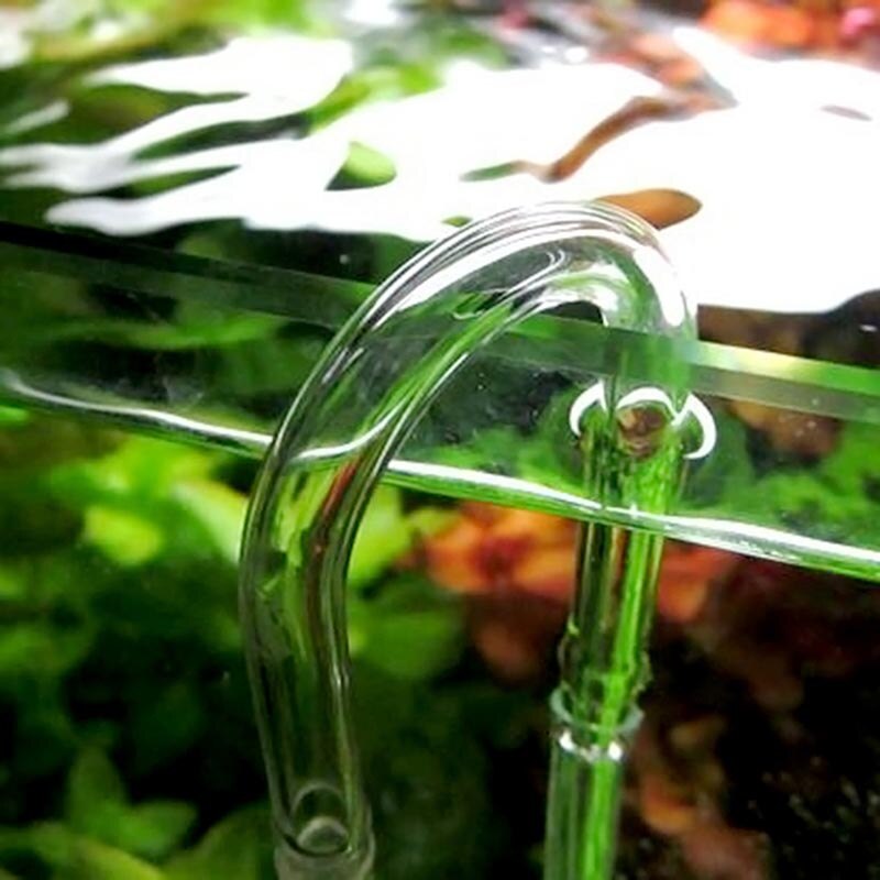 U Shaped Bend Glass Tube For Aquarium Co2 System Diffuser Used With Check Valve U Shape Glass Tube Suction Cup