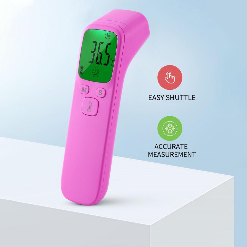 Handheld Infrared Thermometer Fast Speed High-temp Warning Accurate Infrared Thermometer Home Handheld Thermometer
