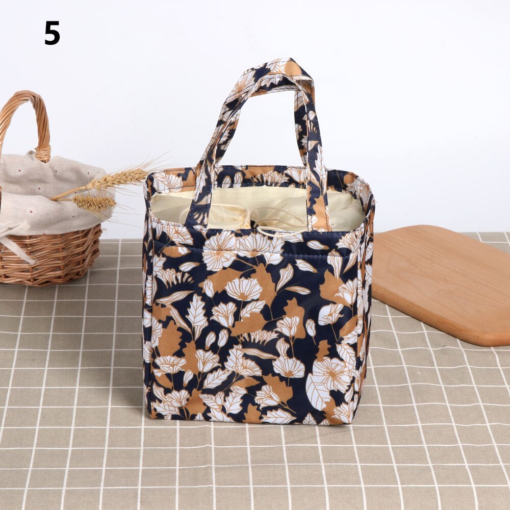 1 pc Leisure Verse Isolatie Koude Balen Thermische Oxford Lunch Tas Waterdichte Handige Leisure Tas Leuke Flamingo Cuctas Tote: 5