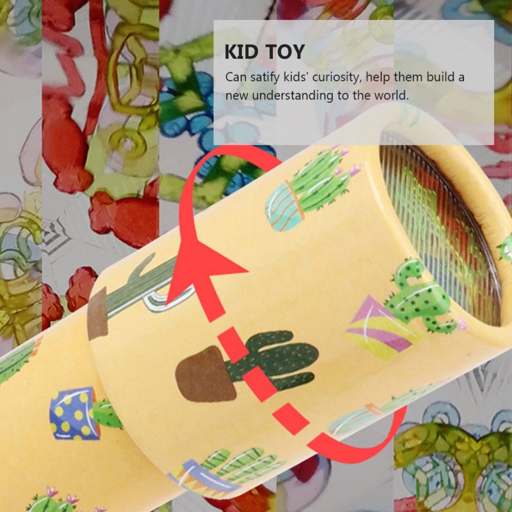 4 pièces en plastique kaléidoscope classique jouet intéressant kaléidoscope enfants kaléidoscope jouet éducatif drôle jouet pour les enfants à la maison