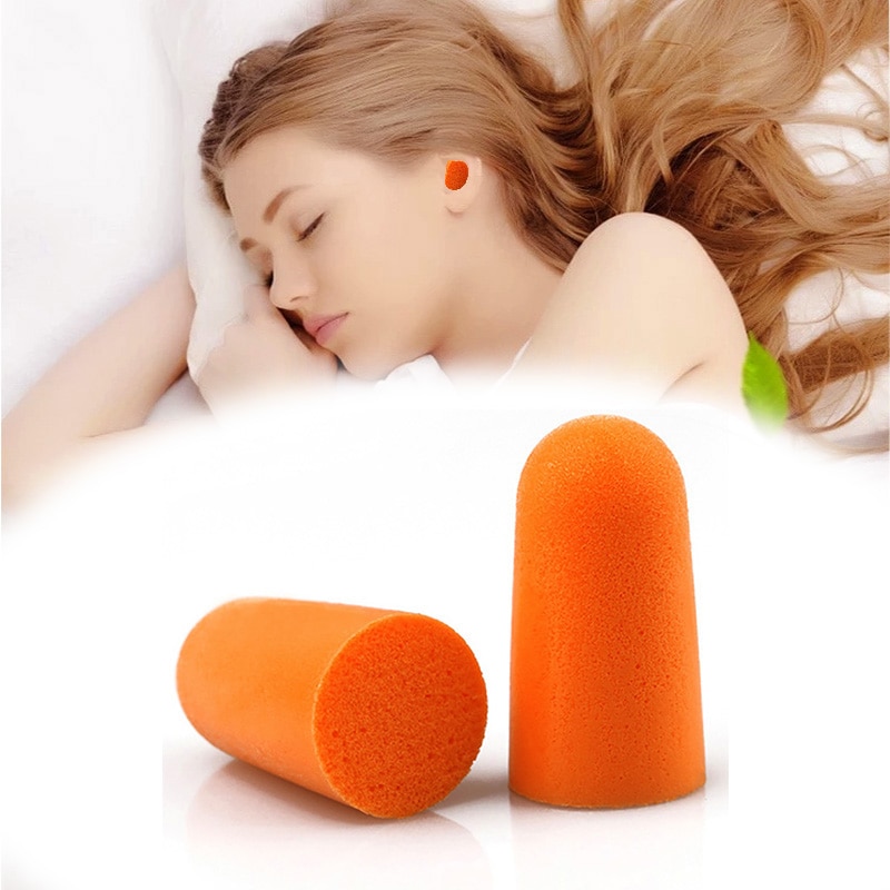 3M 1100 Foam Ear Plug Oranje Oordopjes Reizen Slaap Ruisonderdrukking 10 Pairs Individuele Verpakking Geluidsisolatie Gehoorbescherming