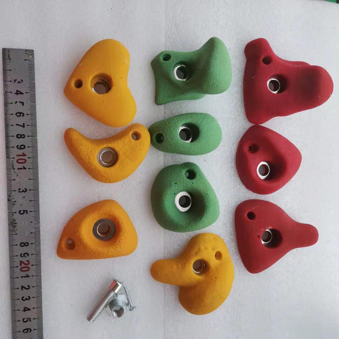 10 piece rock climbing holds for Children and Adults--Indoor/outdoor.Your choice!
