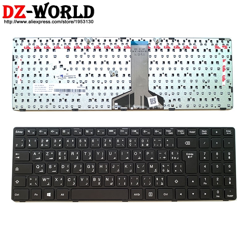 Nowa oryginalna francuska klawiatura arabska dla Lenovo Ideapad 100-15IBD B50-50 laptopa Teclado 5N20K25443 SN20J78607