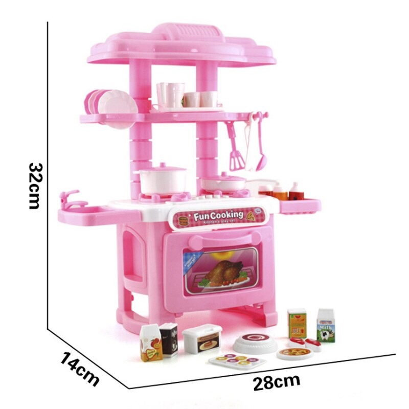 boy girl kitchen toy kitchen simulation model color kitchen education toy baby