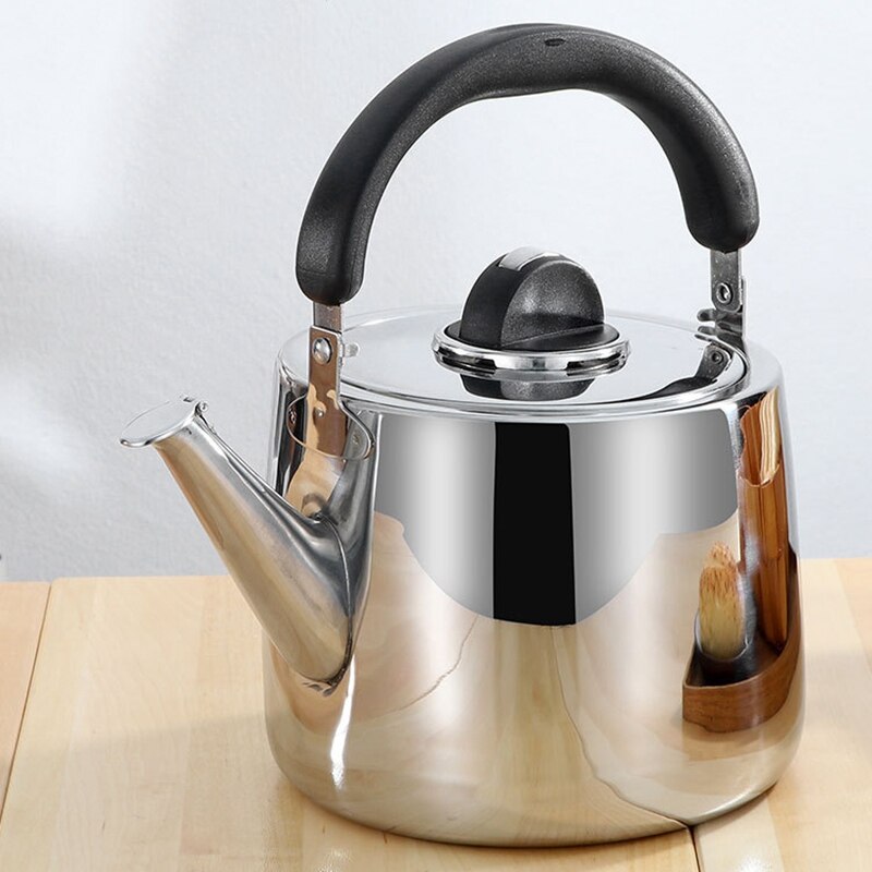 304 roestvrijstalen geluidsketel gas theepot grote capaciteit melk waterfles outdoor kamperen fluitende keuken theeketel
