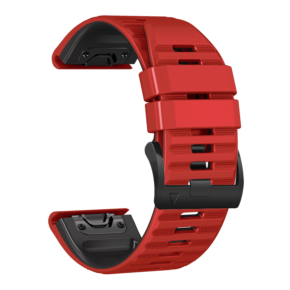 Quickfit-rem til garmin fenix 8 e 7 7x 6x 6 pro 5 5x plus forerunner 965 955 epix pro urrem 26mm 22mm armbånd: Xs / Rød