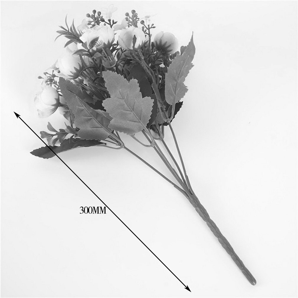 Artificial Rose Flower Ball Fabric Plastic Simulation Flower Centerpiece For Wedding Decor Road Lead Table Flower Bouquet DIY