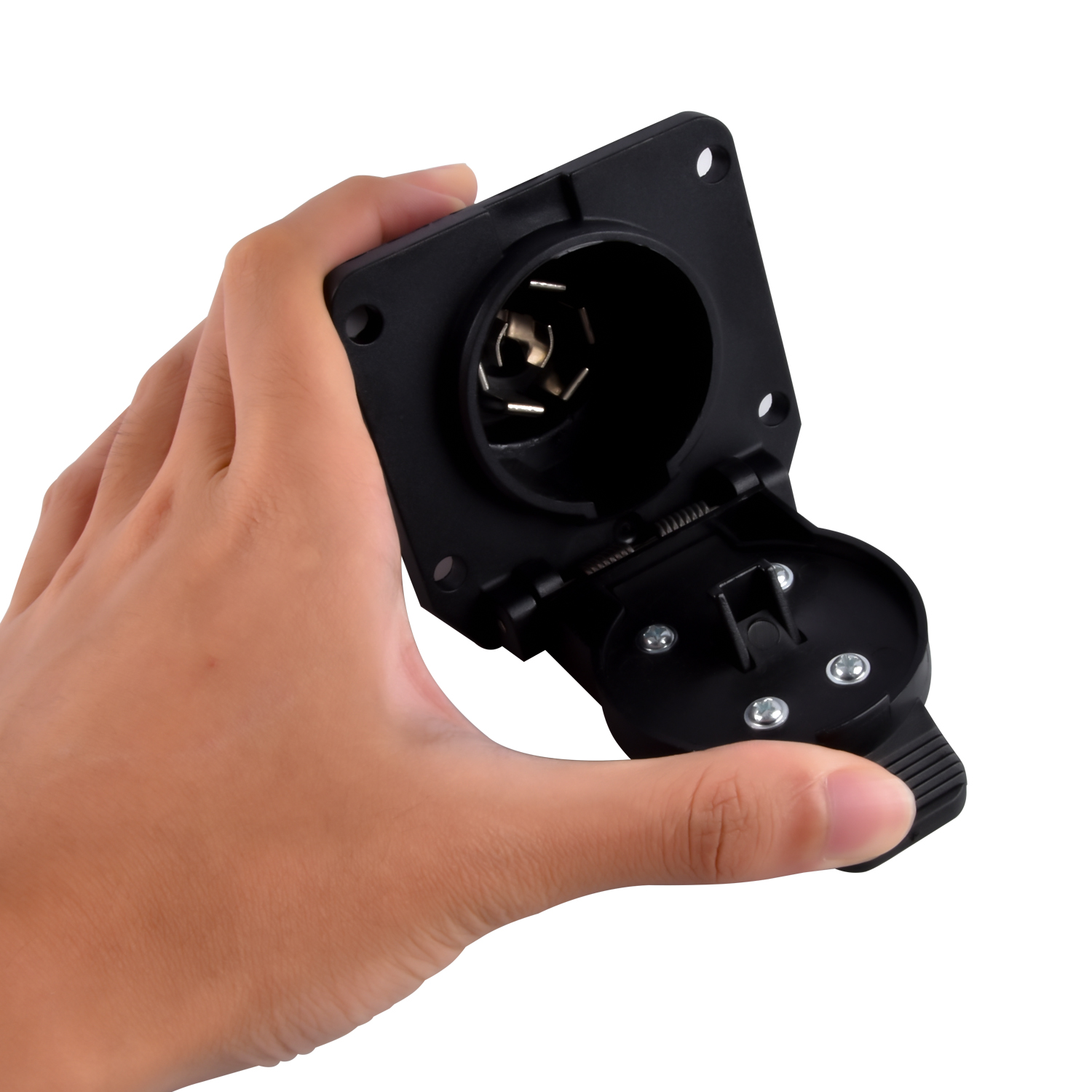 7 Pin Trailer Socket Adapter 6-24V 7-way RV Motorh... – Grandado