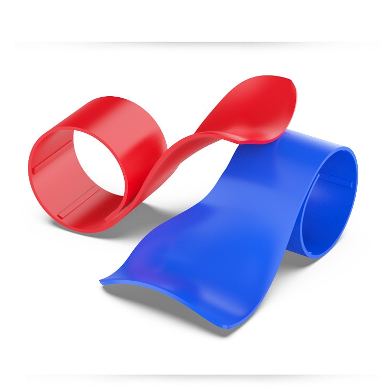 Motorcycle throttle clamp hand rocker auxiliary labor-saving oiler handle throttle accelerator control handle lever: Red