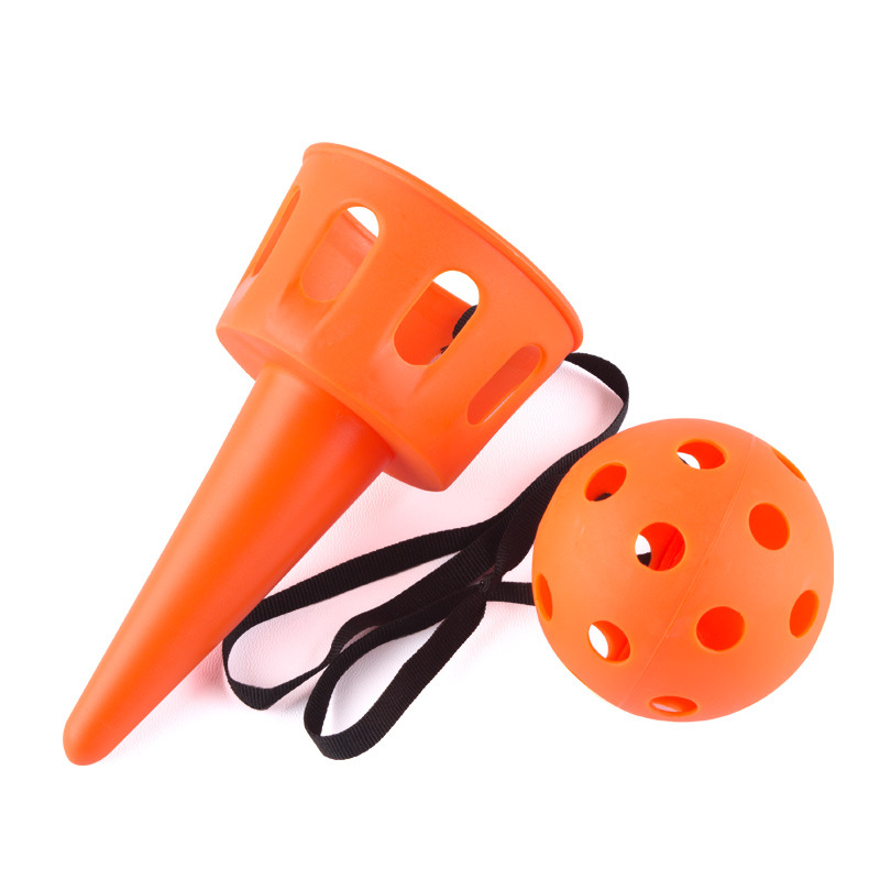 Spaß Ball und Tasse Spielzeug Set für Kinder im Freien werfen und fangen Ball Spiel Spielzeug Softball für Anfänger Kinder Motorik Spielzeug