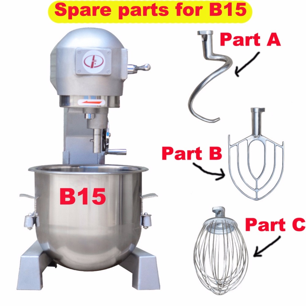 spare parts for B15 flour mixer Ballon whisk of dough mixer dough kneading machine parts flour mixer Kneading machine dough hook