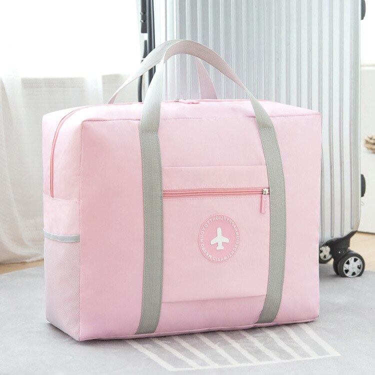 Rejse trolley taske rund standard fly quilt buggy bag familie rejsetaske