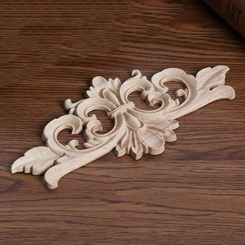 Klassiek hout gesneden hoek applique frame vintage meubellijsten sticker DIY hoek onlay decoratie frame meubilair ambacht