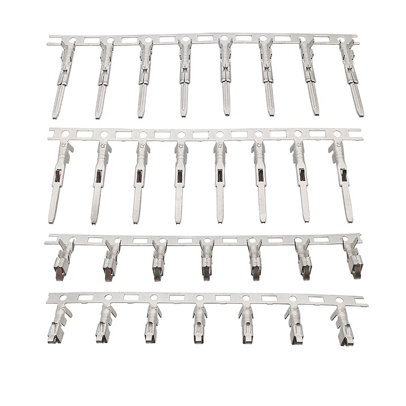 50/100Pcs Jst Sm Mannelijke &amp; Vrouwelijke Plug Behuizing Pin Header Crimp Terminals Plug Draad Kabel Metalen Mannelijke crimp Pins