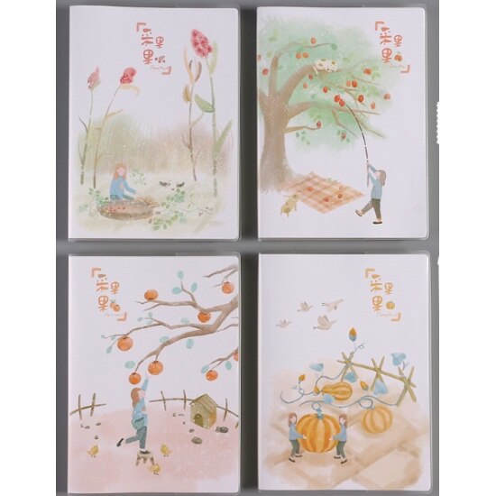 b5 super thick plastic cover notebook 16k student pvc plastic cover notebook Korea fresh and simple notebook stationery: 3