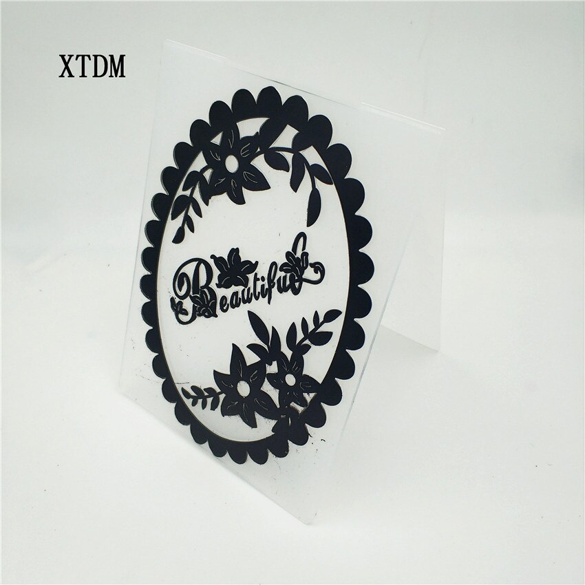 plastic flower lace template craft card making paper card album wedding decoration scrapbooking Emobossing folder