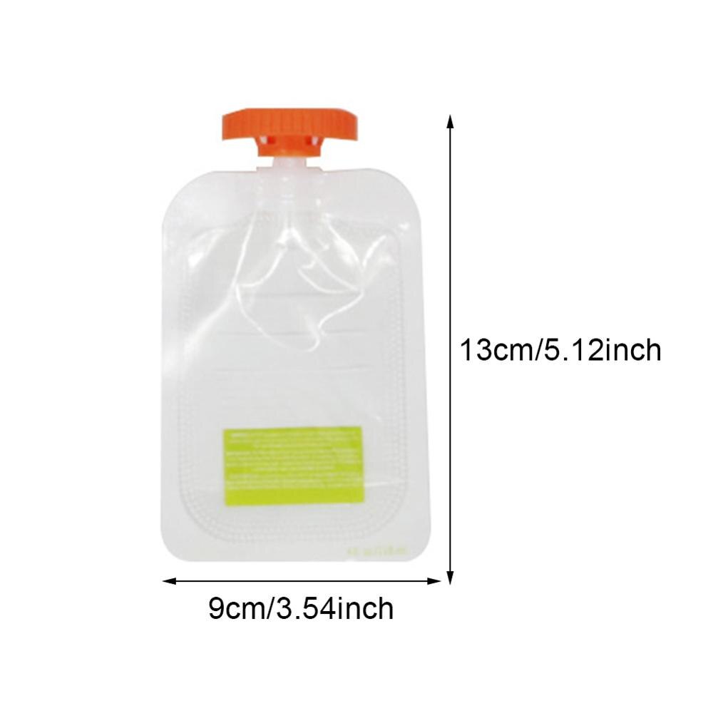 Voeden Gezonde Vriezer Opslag Handleiding Stamper Zelfgemaakte Squeeze Station Vruchtensap Met Herbruikbare Pouch Babyvoeding Maker Molen