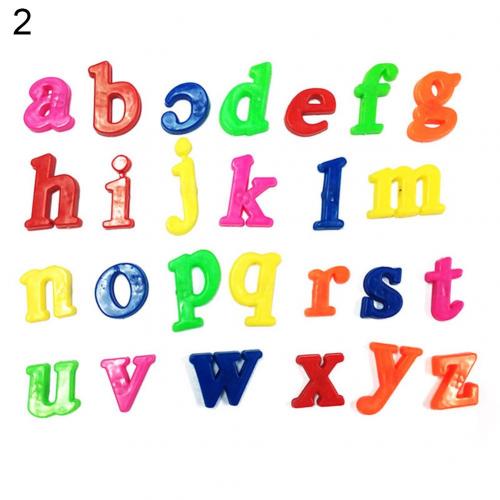 26 Stuks Lagere/Hoofdletters Alfabet Aantal Magneet Kid Leren Speelgoed: Lower Letters