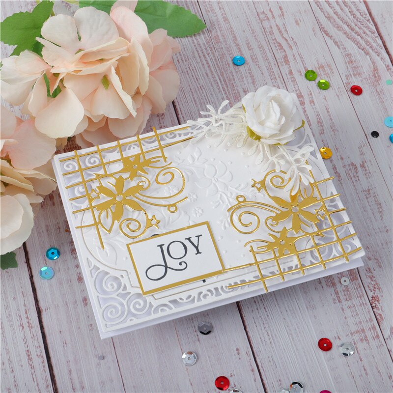 Eastshape kąt umiera kwiat koronki ogrodzenia ramki metalowe wykrojniki na tworzenie kartek nowy 2020 album Scrapbooking