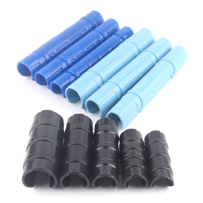 5-50pcs 19 ~ 32mm Film de serre jardin pare-soleil Net fixer Clip en plastique filet anti-insectes Look cerceaux maille filet en plastique pinces à pression