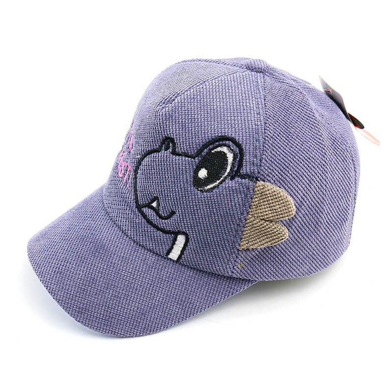 Doitbest 2 tot 8 Jaar oud Kind Baseball Cap Hip Hop herfst Corduroy dinosaurus kids Zonnehoed Jongens Meisjes Caps snapback hoeden
