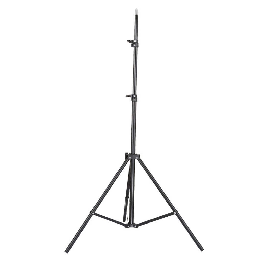 Mobile Live Broadcasting Stand Video Tripod Photography Support Frame Telescopic 2.1m Lamp Holder Thermometer Bracket