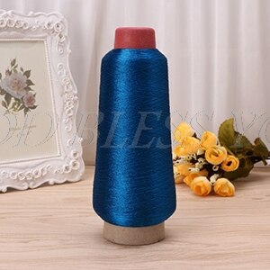Gold Silber Farbe Linie Computer Kreuz-stich Garn Gewebt Stickerei Linie Stickerei Gewinde linie textil metallisch: 7