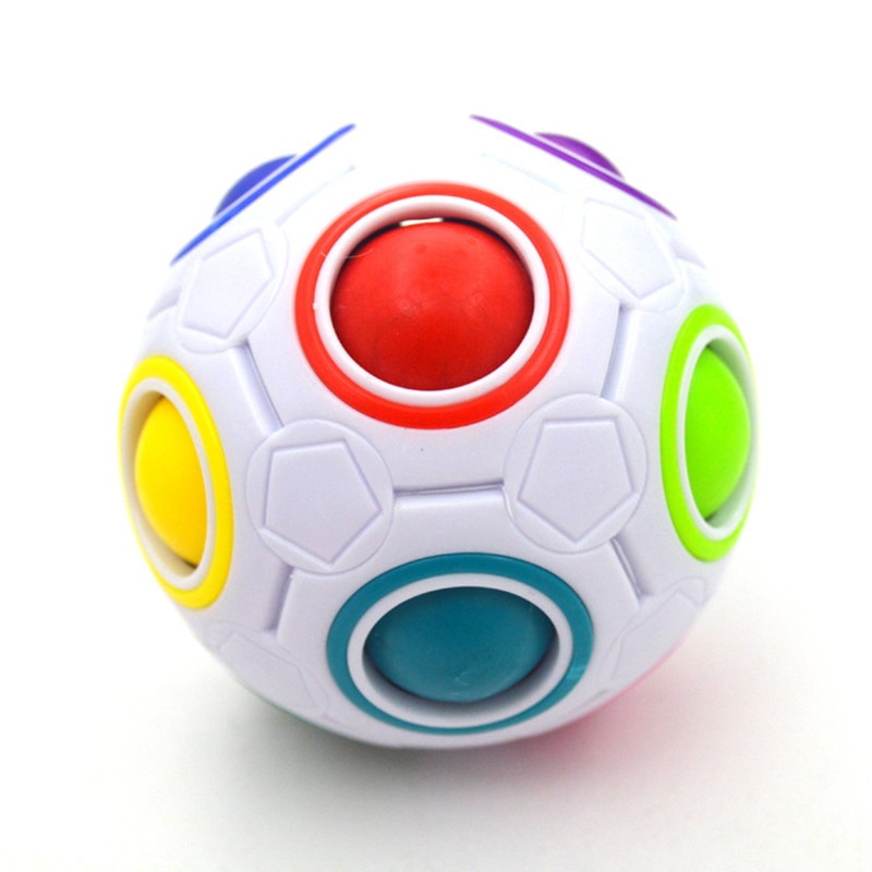 YongJun Magia Arcobaleno Sfera Stickerless puzzle Rotondo Prima Educazione Giocattoli Divertenti per Bambini Giocattoli di Intelligenza Genitore-bambino regali