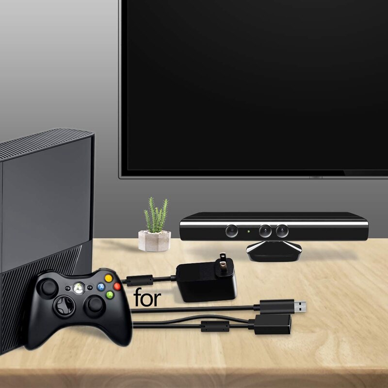 USB AC Adapter Netzteil Ersatz Ladegerät Kabel für 360 Kinect