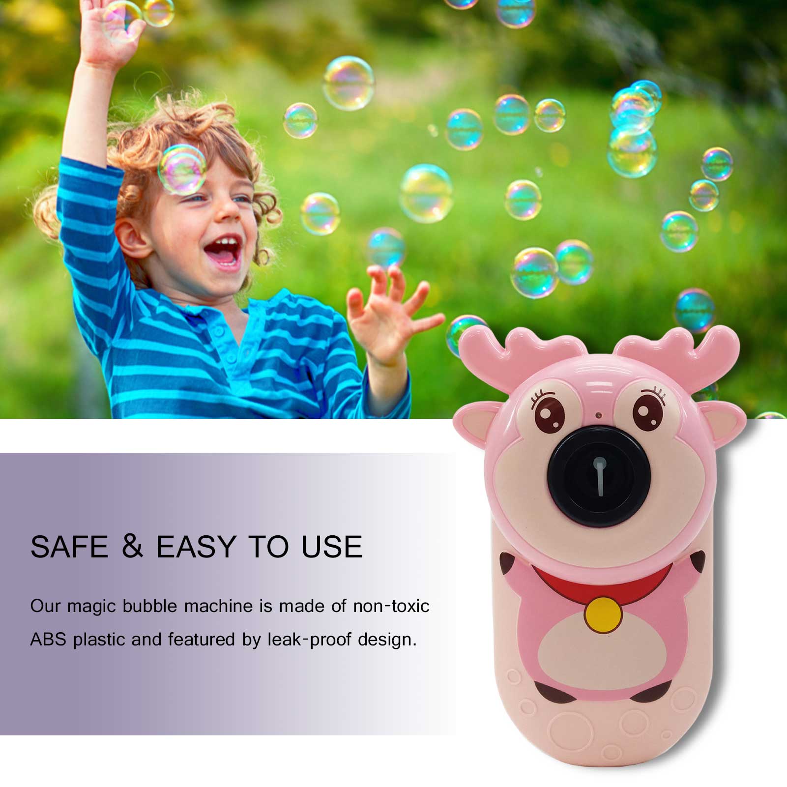 Bubble Machine Automatische Bubble Maker Blower Met Muziek En Verlichting Strand Gazon Park Outdoor Fun & Sport Fidget Speelgoed Kids