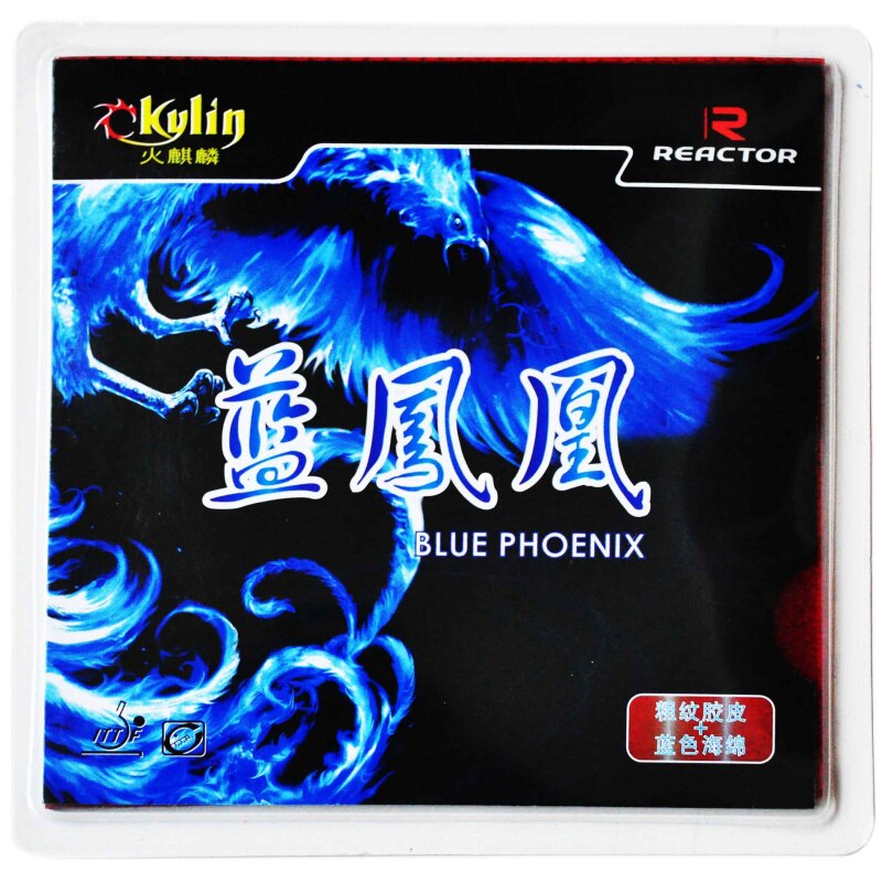 Reactor Blue Phoenix Pips In 40+ Table Tennis Ping Pong Racket Rubber With Blue Sponge Tenis Tenis De Mesa