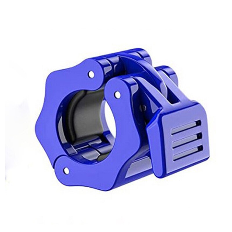 25/50mm Spinlock Barbell Collars Quick Release Barbell Clamps Olympic Weight Bar Clips for Weightlifting and Strength Training: 1 pcs blue / 25MM