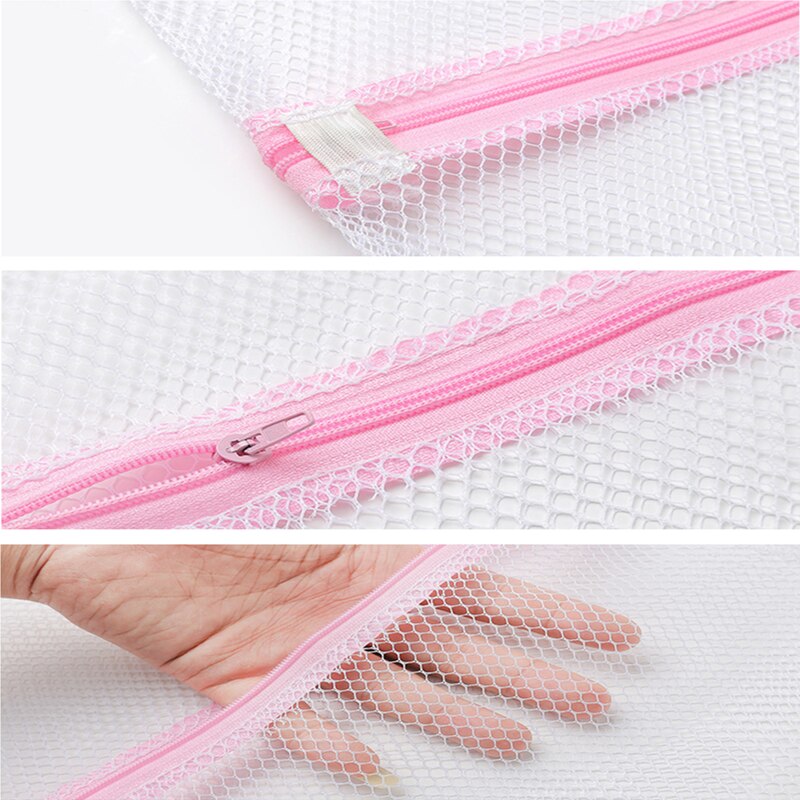 1PC Home Using Clothes Laundry Bags Convenient Bra Underwear Clothes Protection Net Wash Bags Coarse Mesh Machine Wash Bag L M S