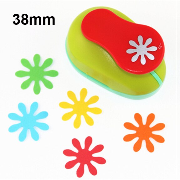 35mm freeship circle punch Embossing device paper cutter crafts scrapbook kid child craft tool hole punches cortador de papel: daisy