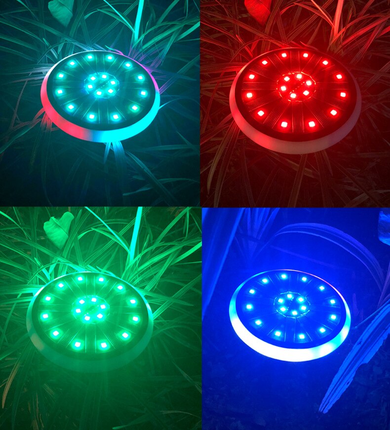 Ground Light Deck Lights Led Carrabile Driveway Light Waterproof RGB Garden Pathway 30pcs for Home Yard Luces De Suelo Solar