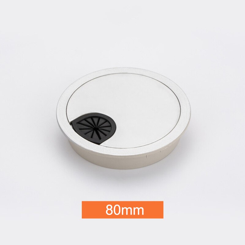 Plastic Desk Table Grommet Cable Cord Hole Cover for Home Office TT-best: 80mm